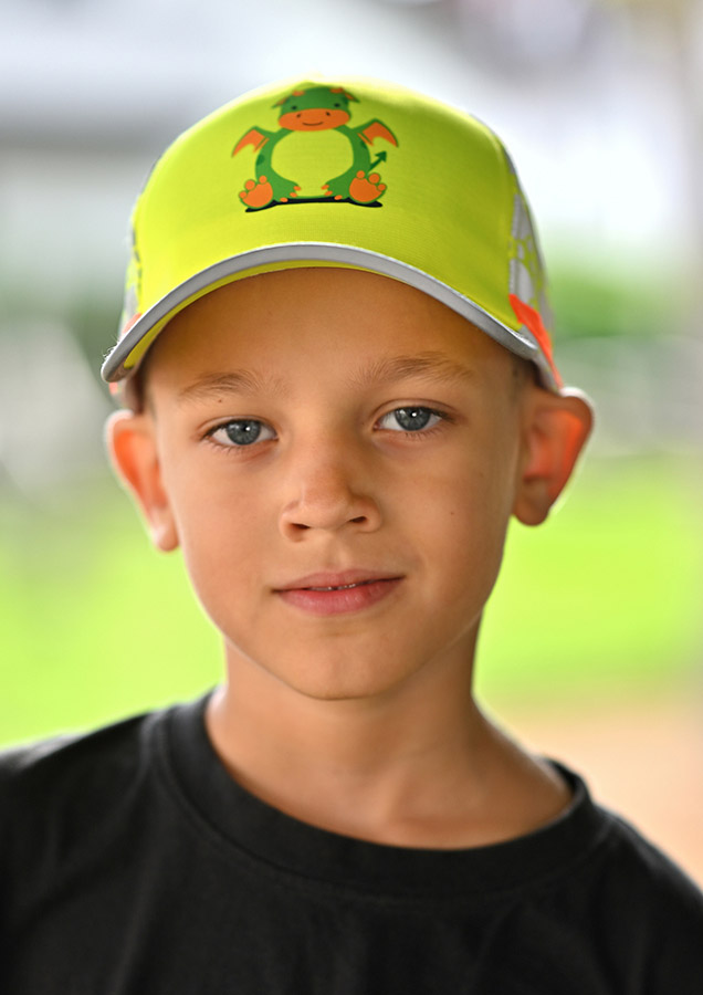 CAPFUN Kinder Fun Kappe – Drache, Warnschutzkleidung von Korntex, im Einsatz