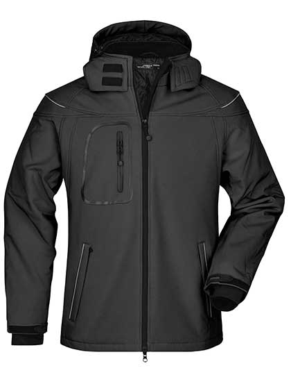 Men´s Winter Softshell Jacket Schwarz