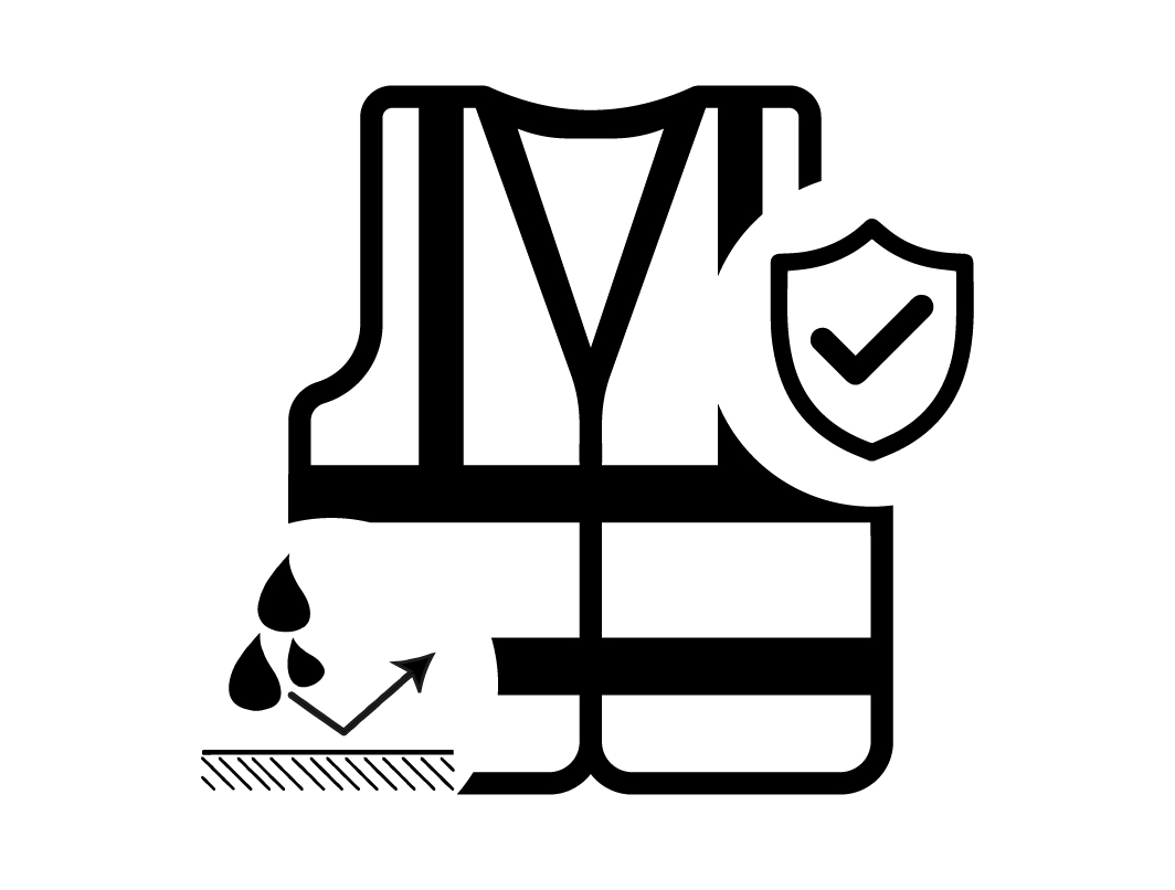 Icon N2 Warnwesten Wasserabweisend