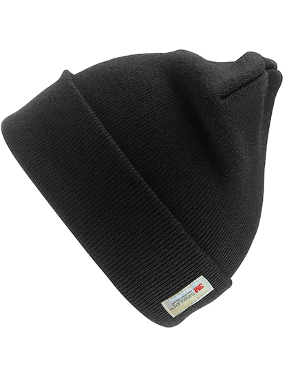 Heavyweight Thinsulate™ Woolly Ski Hat Schwarz