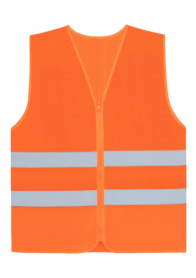 Mesh-Warnweste Comfort-Fit mit Reißverschluss „Rhodes“