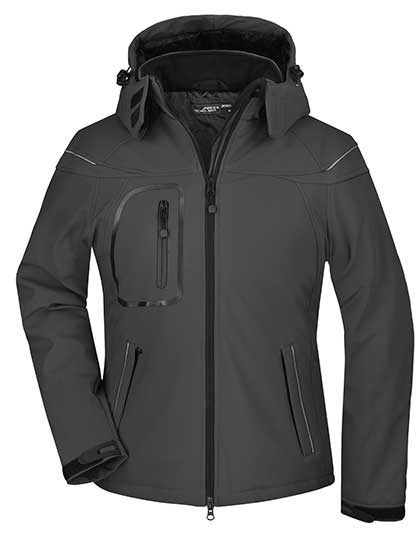 Ladies´ Winter Softshell Jacket Schwarz